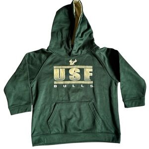 Colosseum Kids Green USF Bulls Hoodie size 7T